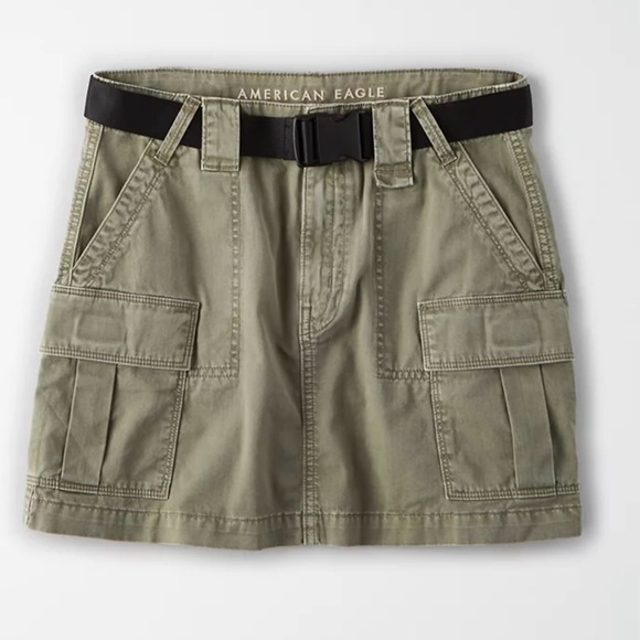 American Eagle Outfitters Dresses & Skirts - American Eagle Hi-Rise A-Line Cargo Mini Skirt